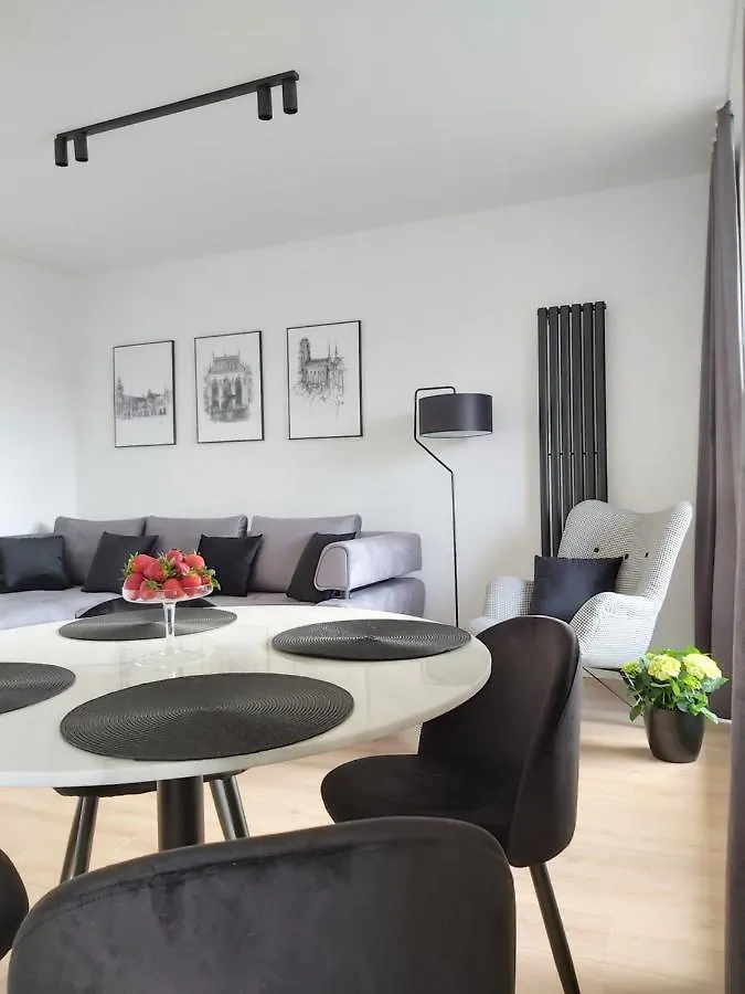 Apartament 150 Zaspa Vvita Z Prywatnym Ogrodem I Tarasem Gdansk