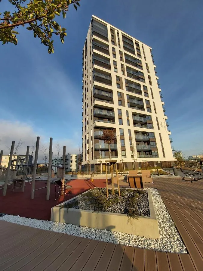 Apartament 150 Zaspa Vvita Z Prywatnym Ogrodem I Tarasem Gdansk Apartment