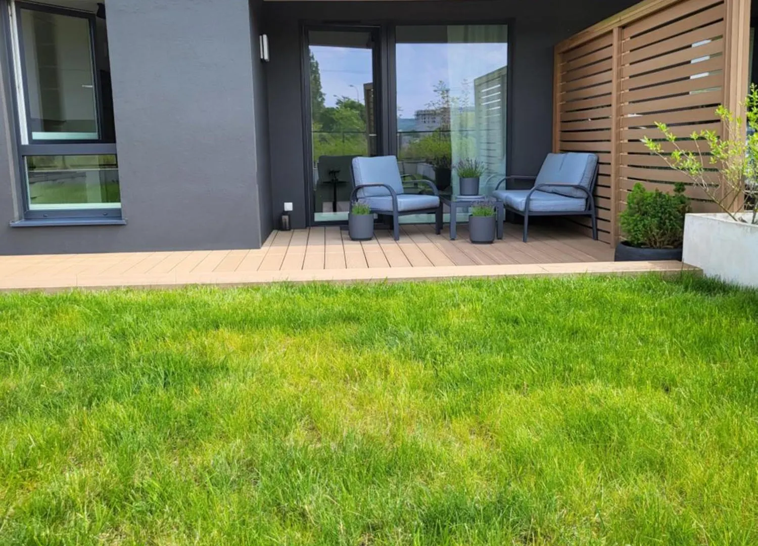 Apartament 150 Zaspa Vvita Z Prywatnym Ogrodem I Tarasem Gdansk
