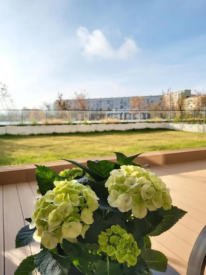 Apartament 150 Zaspa Vvita Z Prywatnym Ogrodem I Tarasem 0*, Gdansk