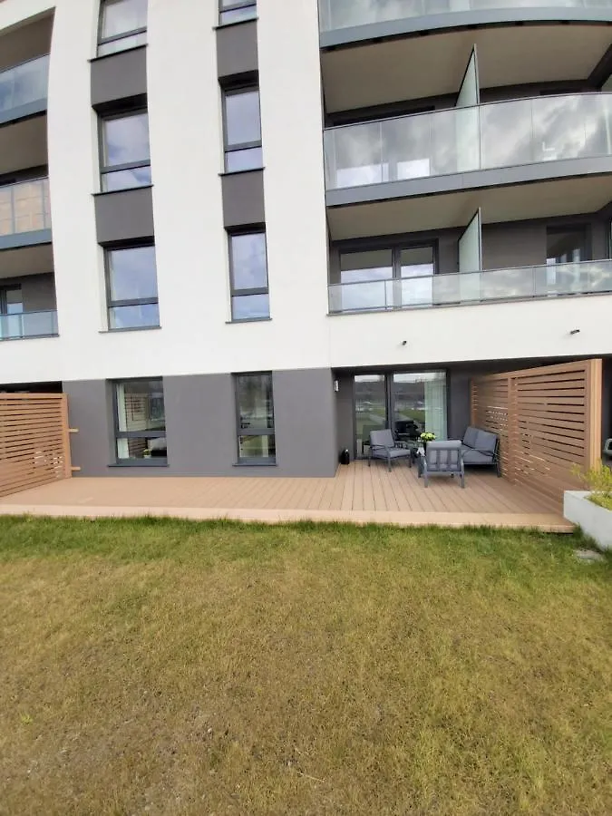 Apartament 150 Zaspa Vvita Z Prywatnym Ogrodem I Tarasem