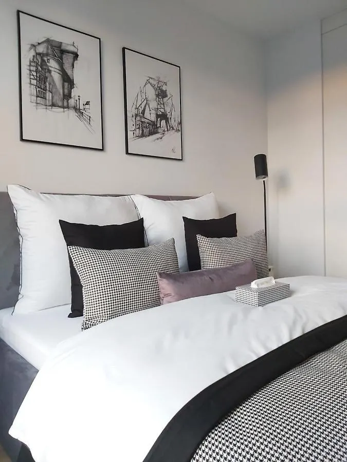 Apartament 150 Zaspa Vvita Z Prywatnym Ogrodem I Tarasem Apartment Gdansk